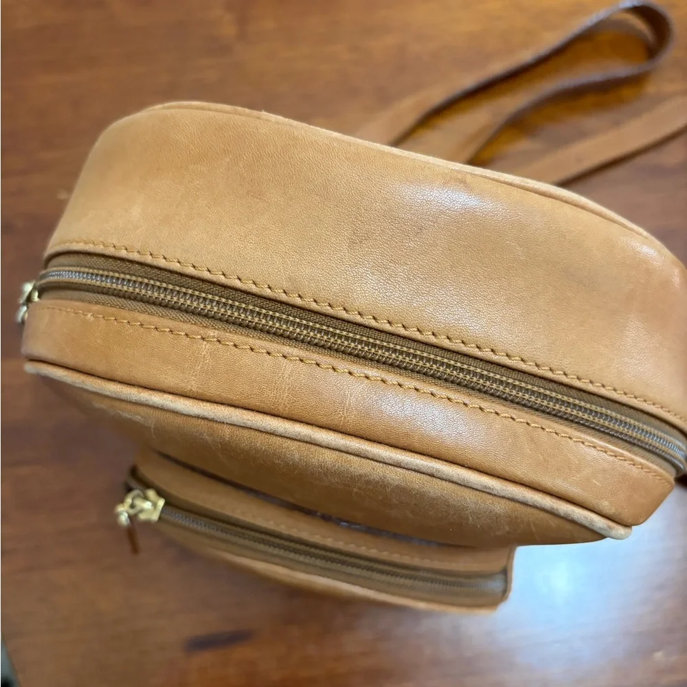 Brown Leather Crossbody Bag